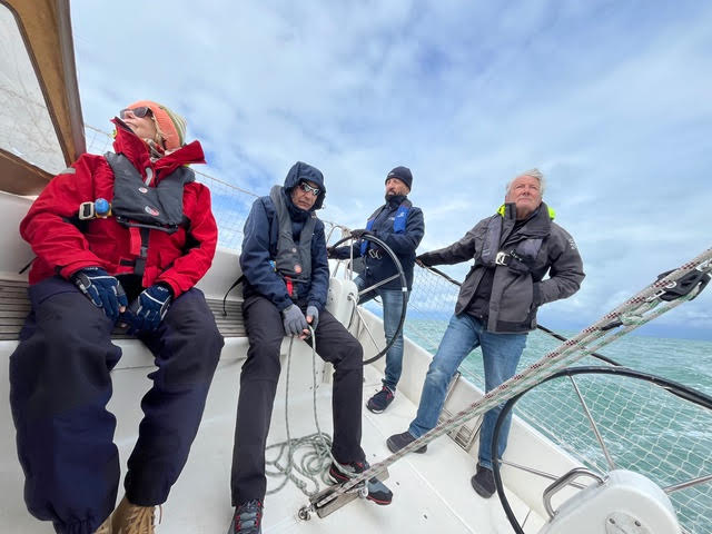 Dégustation de « La salade de la mer »  à l&rsquo;Anse de la Fosse